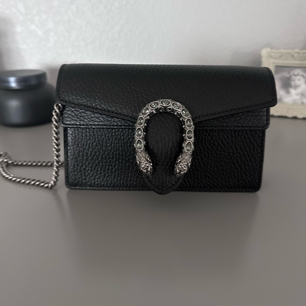 Gucci Black Dionysus Super Mini Bag